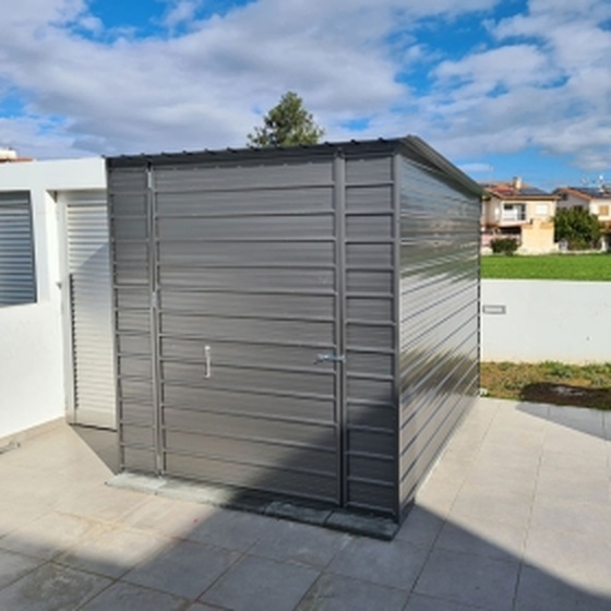 Metal garden warehouses and storage solutions in Cyprus