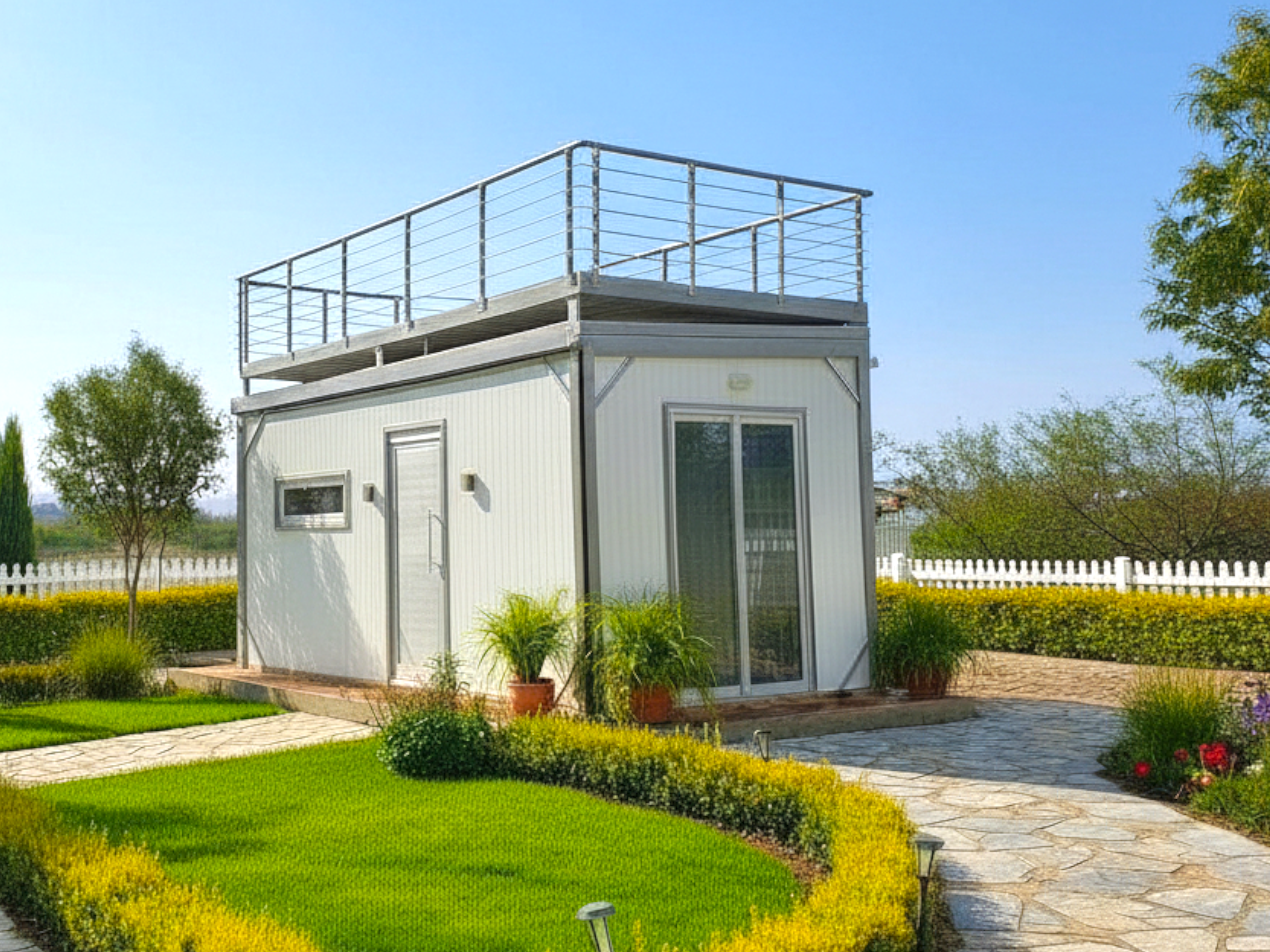 Metal houses and prefabricated buildings in Cyprus by L.M. Michael